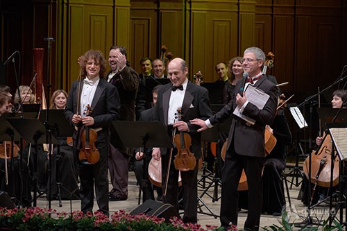 Участники V Международного фестиваля BelgorodMusicFest «Борислав Струлёв и друзья»: династия скрипачей Александр и Альберт Марковы Участники V Международного фестиваля BelgorodMusicFest «Борислав Струлёв и друзья»: династия скрипачей Александр и Альберт Марковы