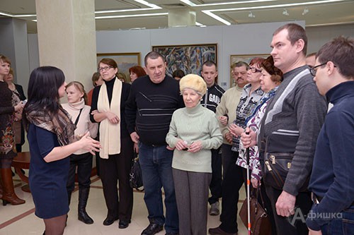 В Белгородском государственном художественном музее открылась уникальная выставка малого формата «Мир красоты без границ» для людей, имеющих нарушение зрения В Белгородском государственном художественном музее открылась уникальная выставка малого формата «Мир красоты без границ» для людей, имеющих нарушение зрения