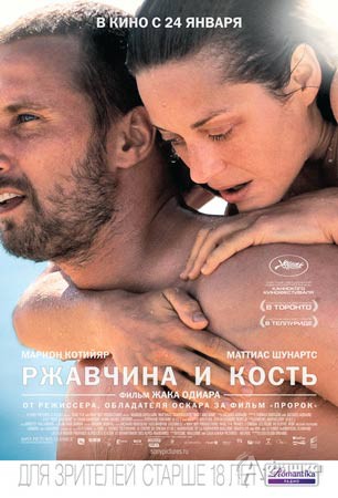 Киноафиша Белгорода: любовная драма «Ржавчина и кость»