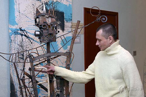 Молодой белгородский скульптор Сергей Дементьев открыл в Художественном музее персональную выставку