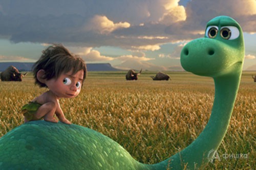 Кадр из мультфильма Pixar «Хороший динозавр»