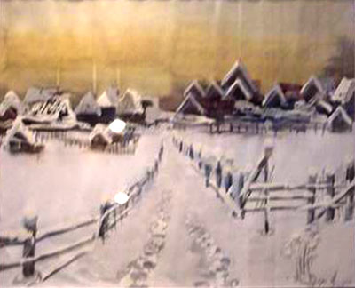 В Белгороде проходит выставка акварели архитектора В. Вишневского