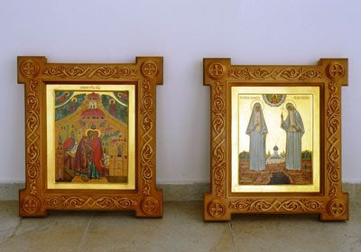 Работы иконописцев Преображенского собора на выставке «От Руси к России» в Белгороде