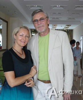 Творческий вечер Александра Михайлова в Белгороде: эксклюзивное фото только для журнала «А-фишка» - супружеская чета Михайловых