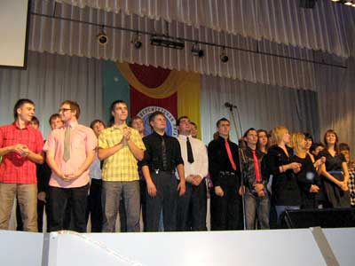 27 октября в БГТУ им. В.Г. Шухова прошел фестиваль «Новая волна» сезона университетской лиги КВН-2009