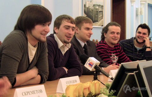Лидеры белгородского КВН провели пресс-конференцию для журналистов