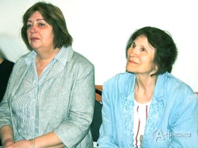 На выставке присутствовали вдовы Л.А.Собровина и А.К. Косенкова