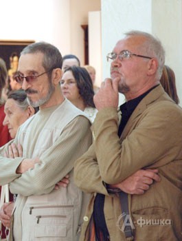 Белгородские художники первыми посетили открывшуюся выставку «Романтическая Россия»