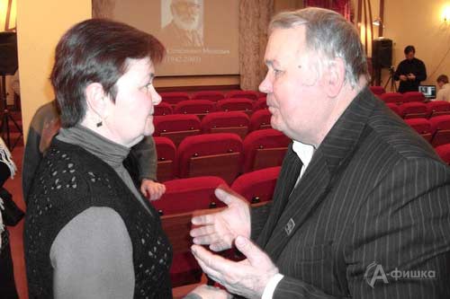 Сестра художника Молодых Надежда Семеновна и Е. Дубравный