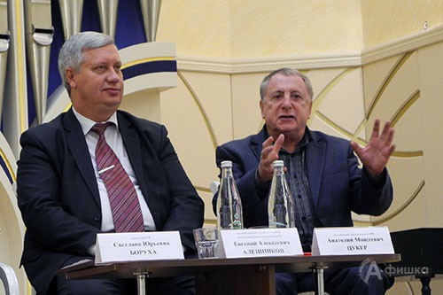 Евгений Алешников и Анатолий Цукер Евгений Алешников и Анатолий Цукер