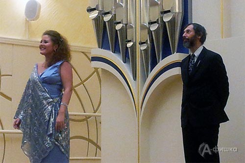 Даниил Зарецкий и Мария Людько на дне рождения Белгородского органа Даниил Зарецкий и Мария Людько на дне рождения Белгородского органа