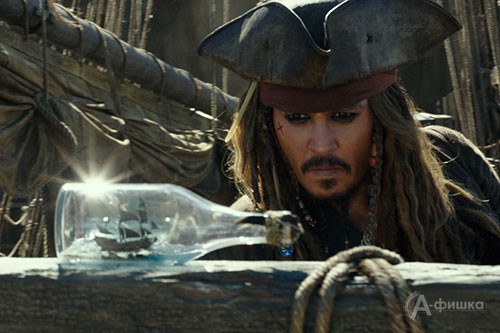 Джонни Депп в образе Джека Воробья в пятой части пиратской саги