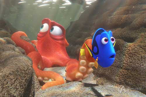 Кадр из анимационного фильма Disney/Pixar «В поисках Дори»