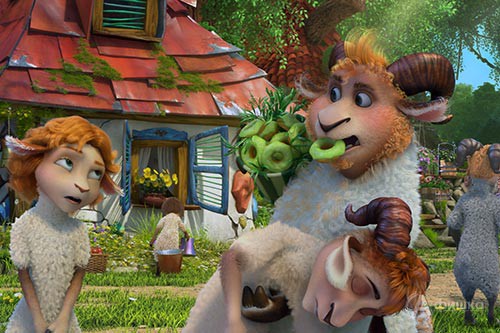 Кадр из мультфильма «Волки и овцы: Бе-е-езумное превращение»