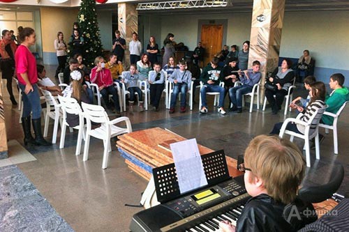 Репетиция фестиваля «Красная рябина»